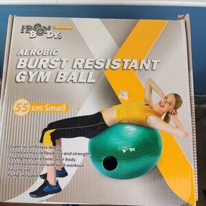 Iron Body Aerobic Burst Resistant Gym Ball Sz Small (55 cm)
